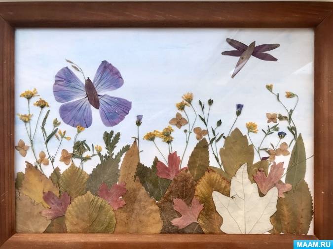 Ошибана - техника создания картин из цветов и листьев